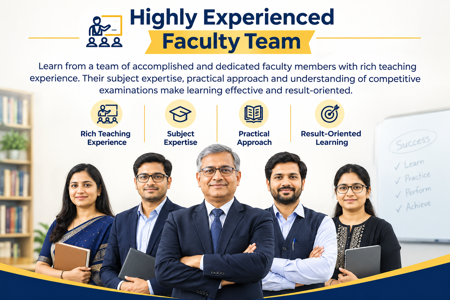Highly Experienced Faculty